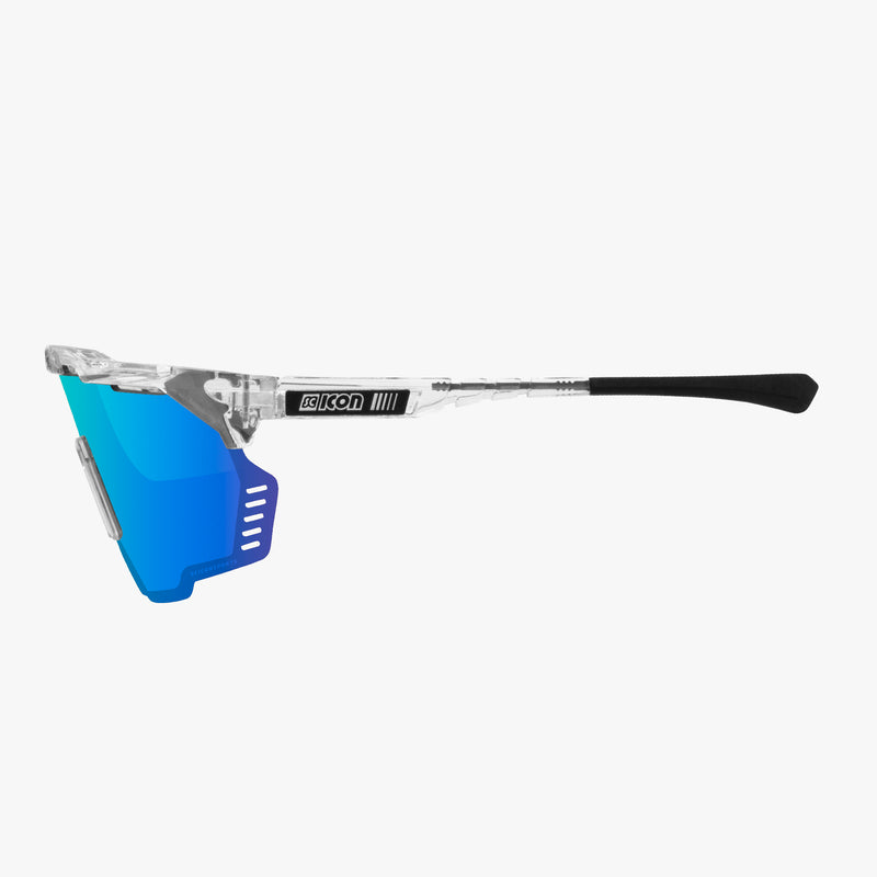 Scicon Aeroshade Kunken Occhiali Ciclismo Cristallo/Blu Affare Del Giorno