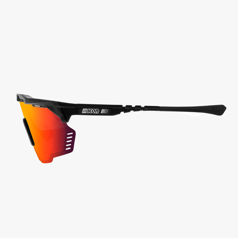 Scicon Aeroshade Kunken Occhiali Ciclismo Nero/Rosso Convenienza
