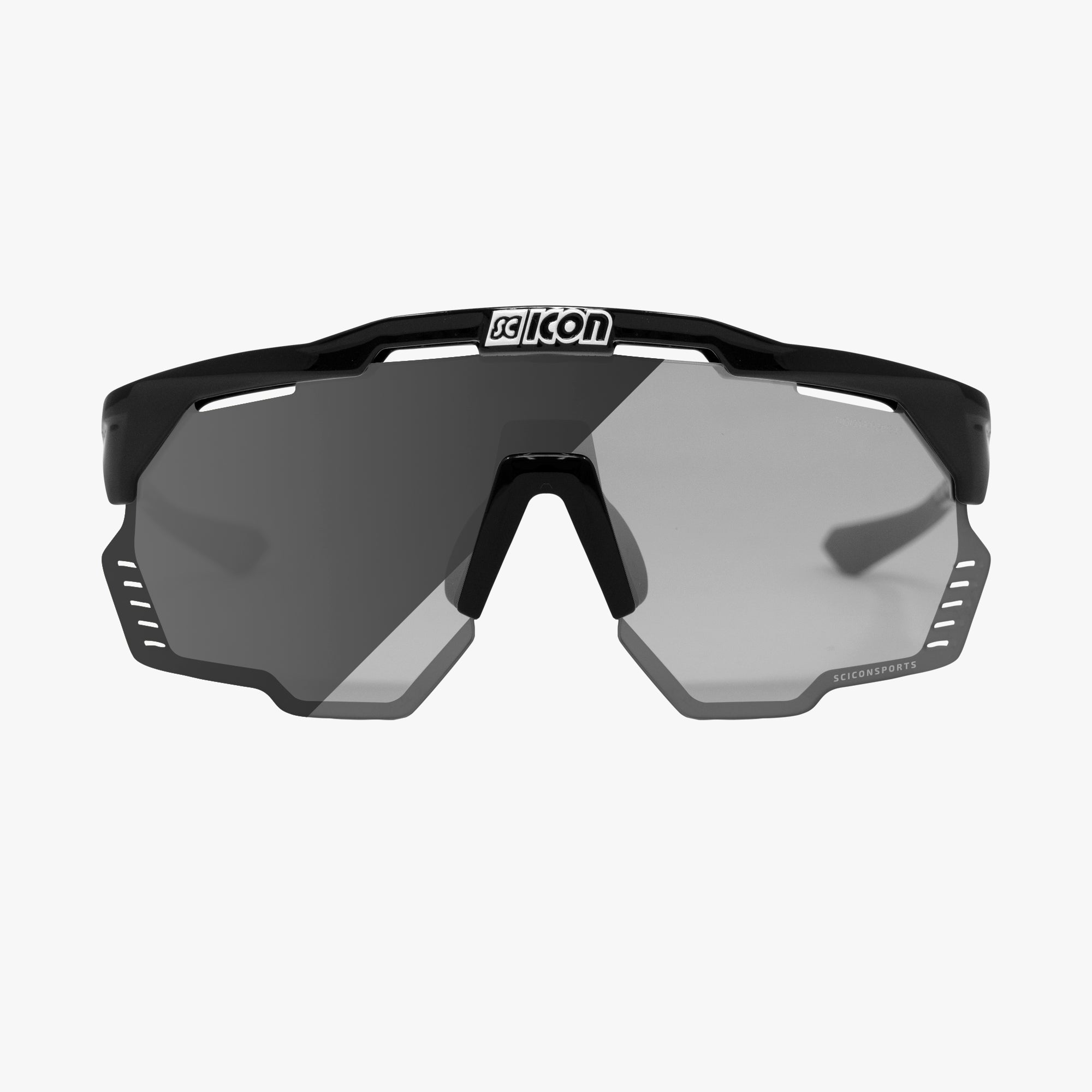Scicon Aeroshade Kunken Occhiali Ciclismo Nero/Argento Offerta Anniversario