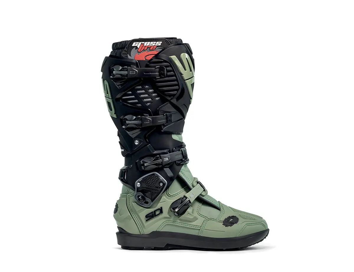 Sidi CROSSFIRE 3 SRS - army - black / Regular / 40 Outlet