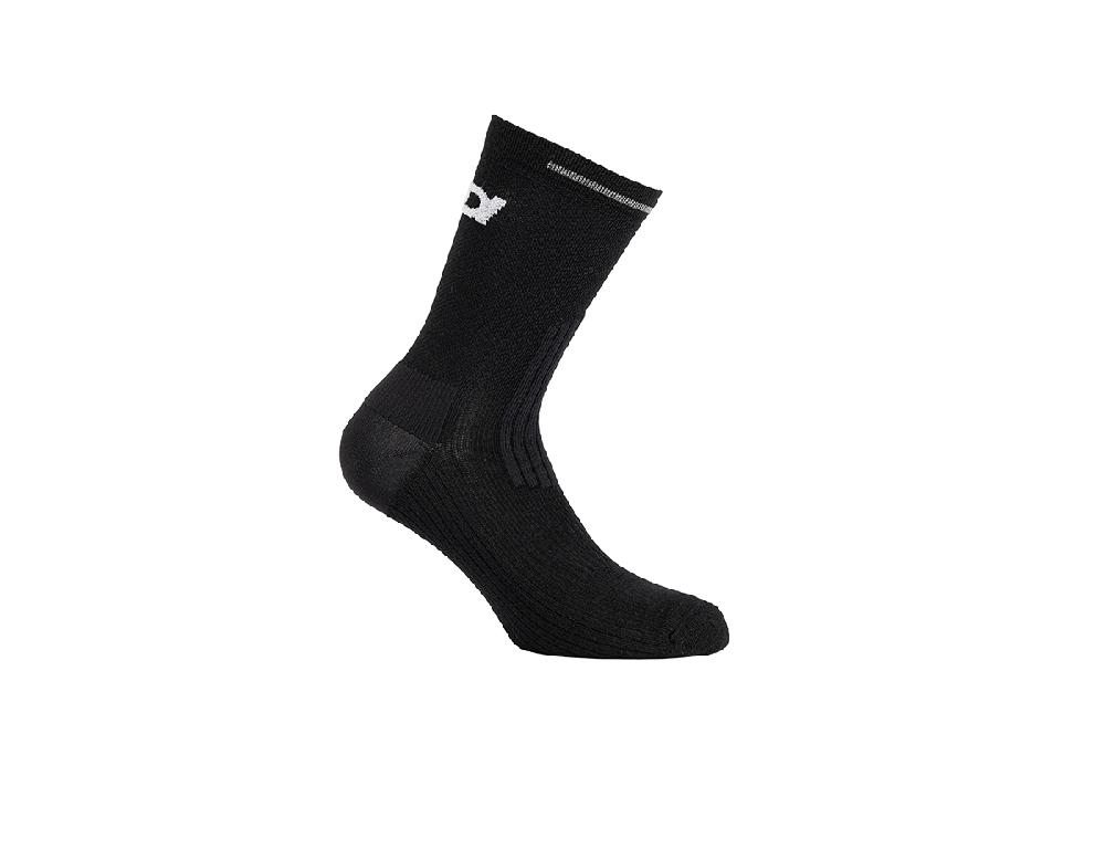 Sidi CALZINI VISIBILIS - 20 CM - black/white logo / Regular / 35/39 Spedizione Gratuita