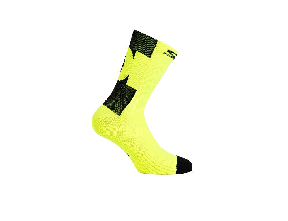Sidi CALZINI CONFUSUM - 18 CM - yellow fluo / Regular / 35/39 Qualità