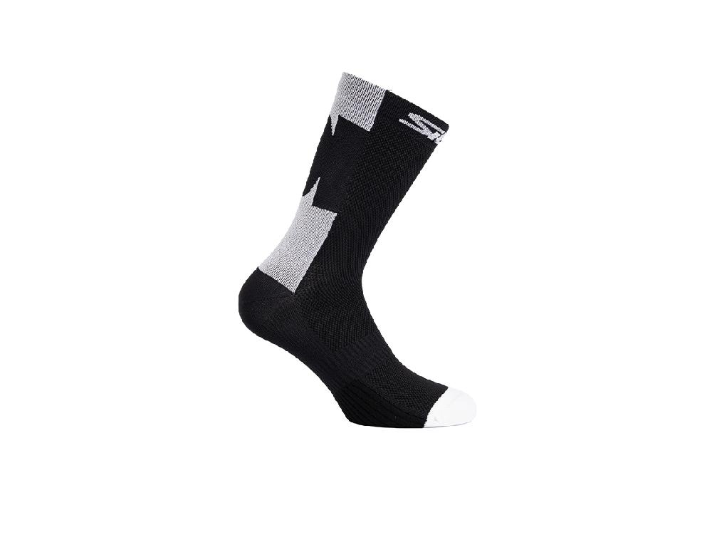 Sidi CALZINI CONFUSUM - 18 CM - black/white / Regular / 35/39 Spedizione Gratuita