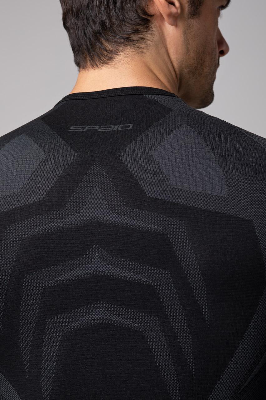 Spaio SPAIO MAGLIA M/L TERMOATTIVA "CONFIDENCE" NERO/GRIGIO Moda