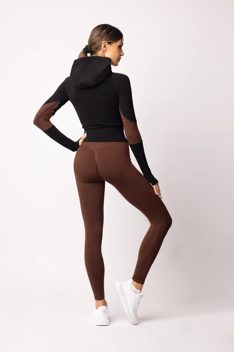 Spaio SPAIO FELPA ADAPT – DOUBLE COLOUR COFFEE/BLACK Qualità