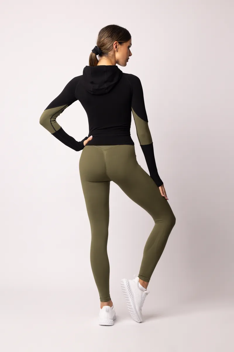 Spaio SPAIO FELPA ADAPT – DOUBLE COLOUR KHAKI/BLACK Vendita