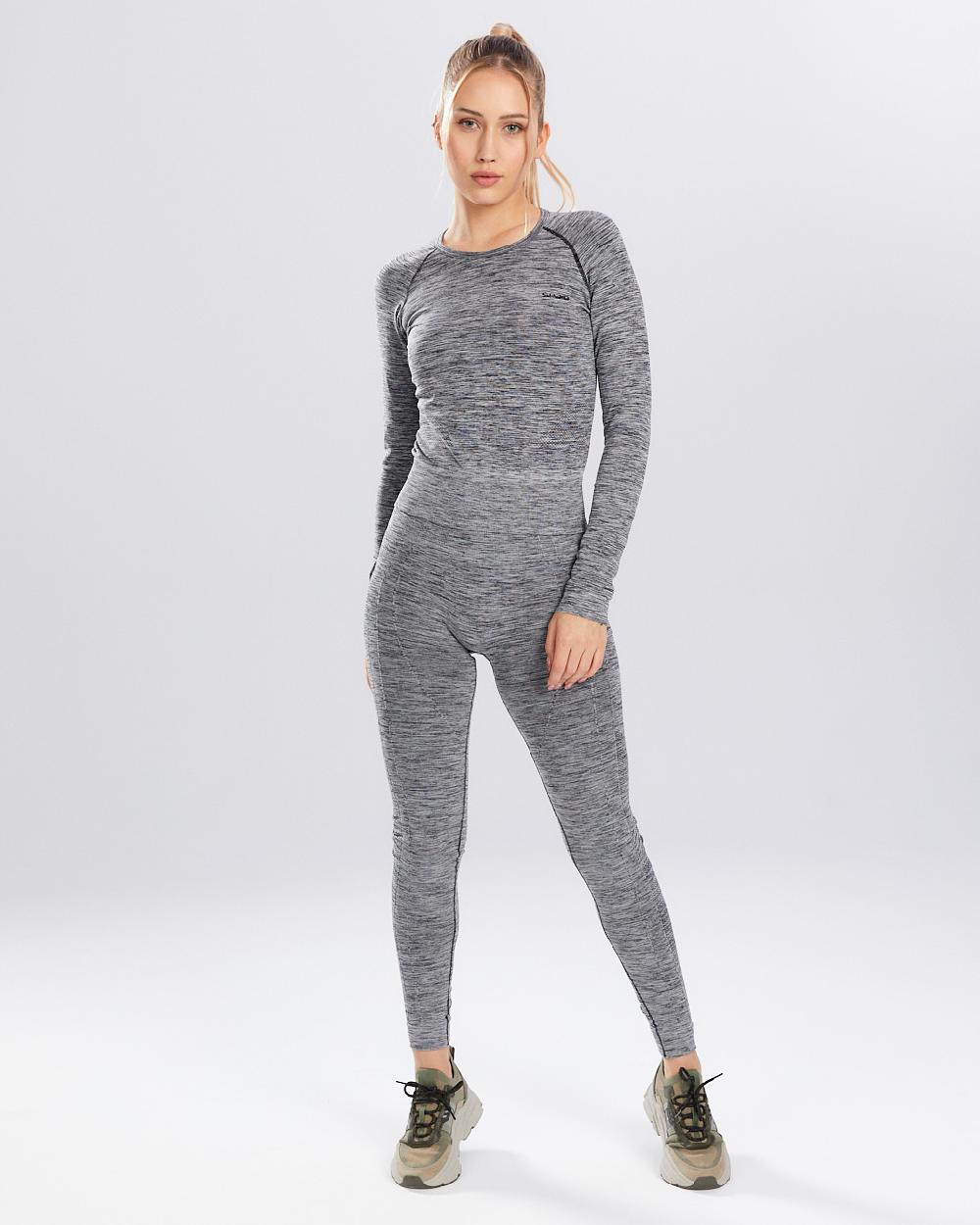 Spaio SPAIO RASHGUARD MELANGE MANICHE LUNGHE GREY Affare Del Giorno