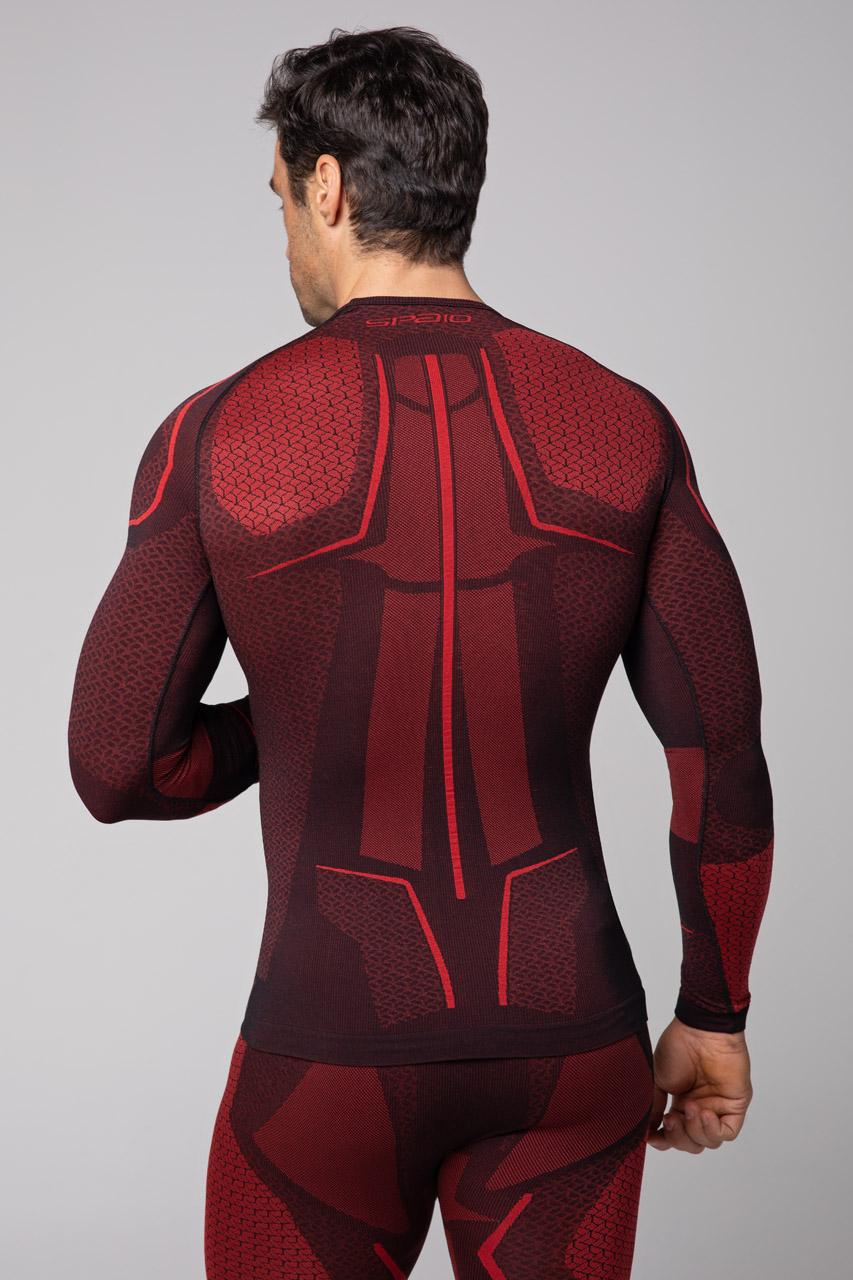 Spaio SPAIO MAGLIETTA TERMOATTIVA "ADRENALINE" UOMO NERO/ROSSO Online