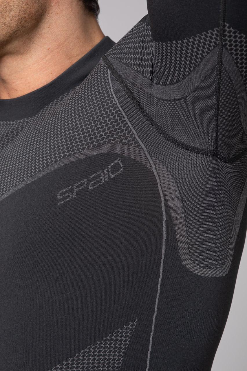 Spaio SPAIO MAGLIETTA TERMOATTIVA CON MANICHE LUNGHE "THERMO-EVO" UOMO GRIGIO/GRIGIO CHIARO Saldi