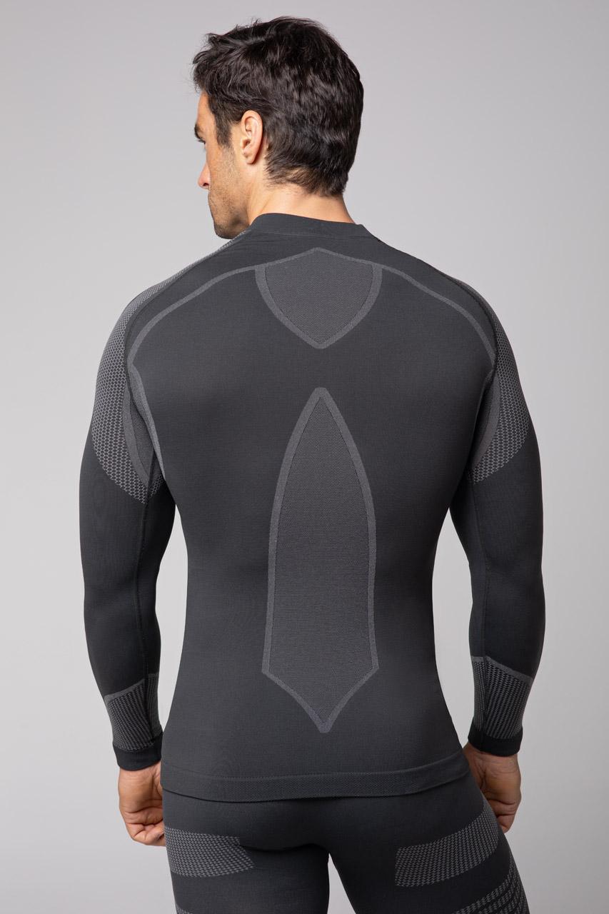 Spaio SPAIO MAGLIETTA TERMOATTIVA CON MANICHE LUNGHE "THERMO-EVO" UOMO GRIGIO/GRIGIO CHIARO Saldi