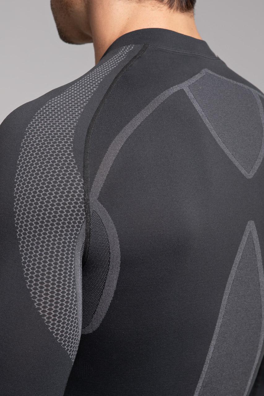 Spaio SPAIO MAGLIETTA TERMOATTIVA CON MANICHE LUNGHE "THERMO-EVO" UOMO GRIGIO/GRIGIO CHIARO Saldi