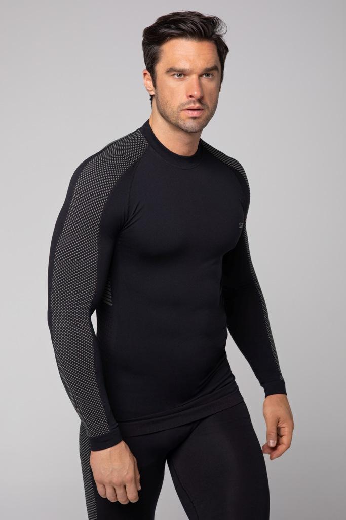 Spaio SPAIO MAGLIA M/L TERMOATTIVA "FIERCE" NERO/GRIGIO Hotsell