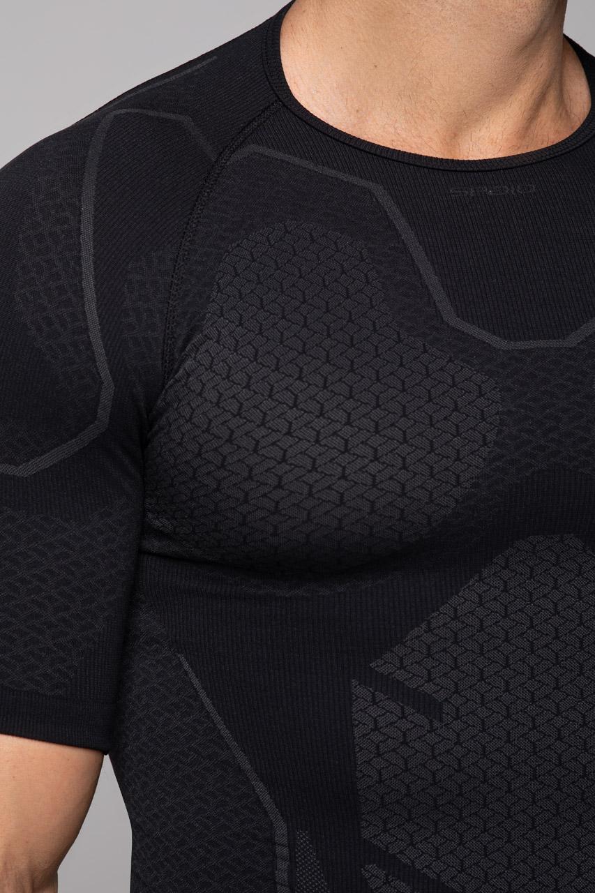 Spaio SPAIO MAGIETTA TERMOATTIVA „ADRENALINE” UOMO NERO/GRIGGIO Vendite Flash