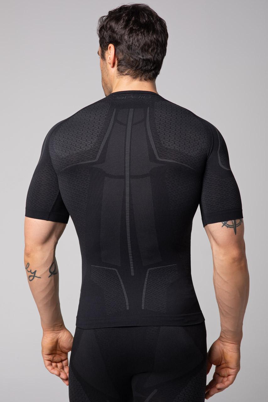 Spaio SPAIO MAGIETTA TERMOATTIVA „ADRENALINE” UOMO NERO/GRIGGIO Vendite Flash