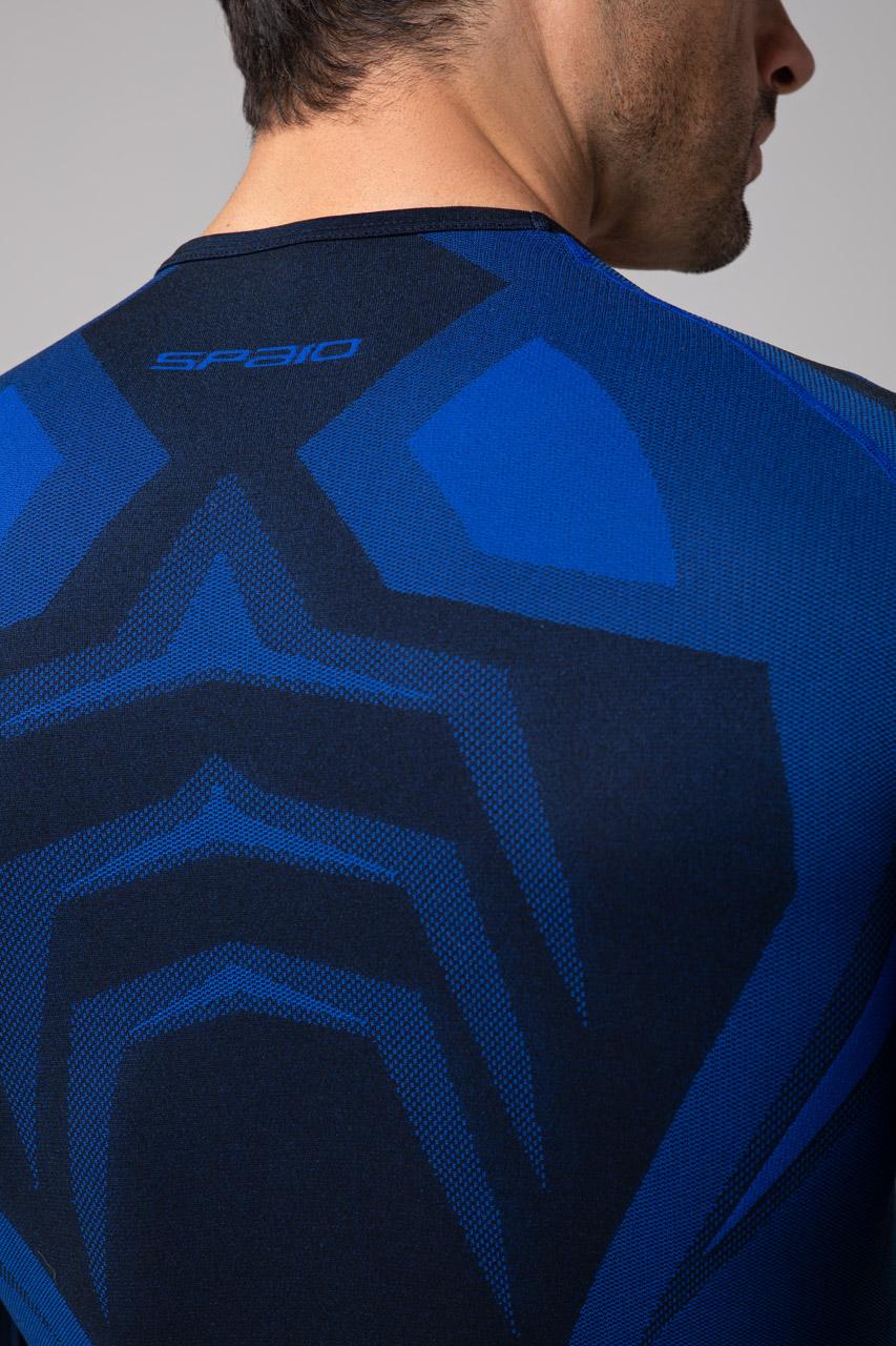 Spaio SPAIO MAGLIA M/L TERMOATTIVA "CONFIDENCE" NERO/ROYAL BLUE Negozio