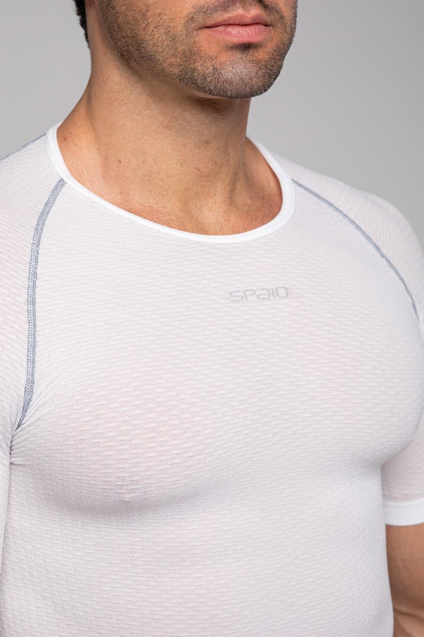 Spaio SPAIO CAMICIA TERMOATTIVA CON MANICHE CORTE BREATH BIANCO In Saldo