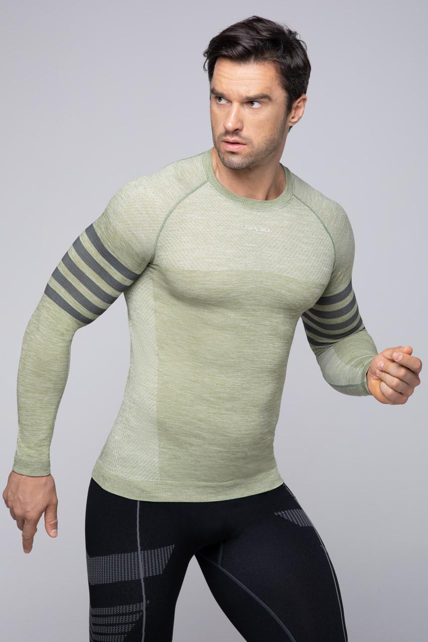 Spaio SPAIO MAGLIA M/L TERMOATTIVA "RUN" OLIVE GREEN 2025