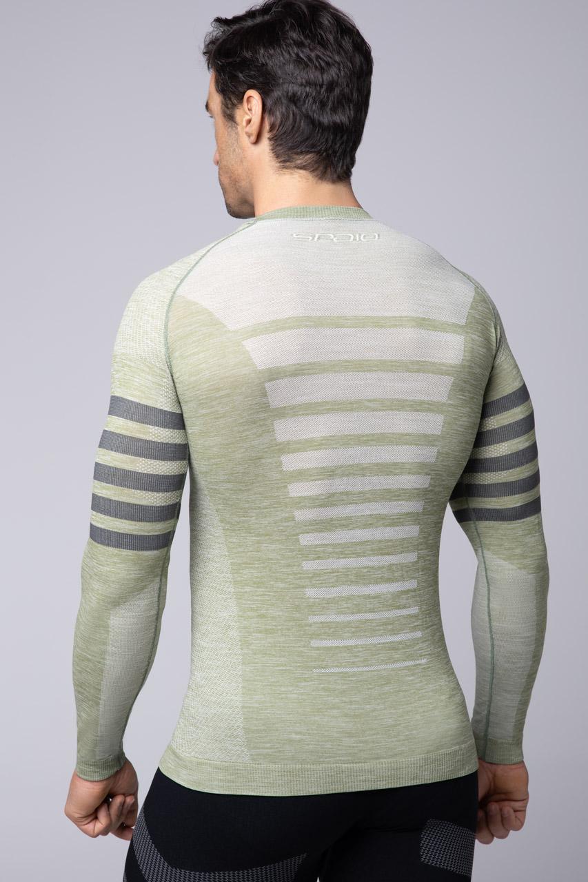 Spaio SPAIO MAGLIA M/L TERMOATTIVA "RUN" OLIVE GREEN 2025