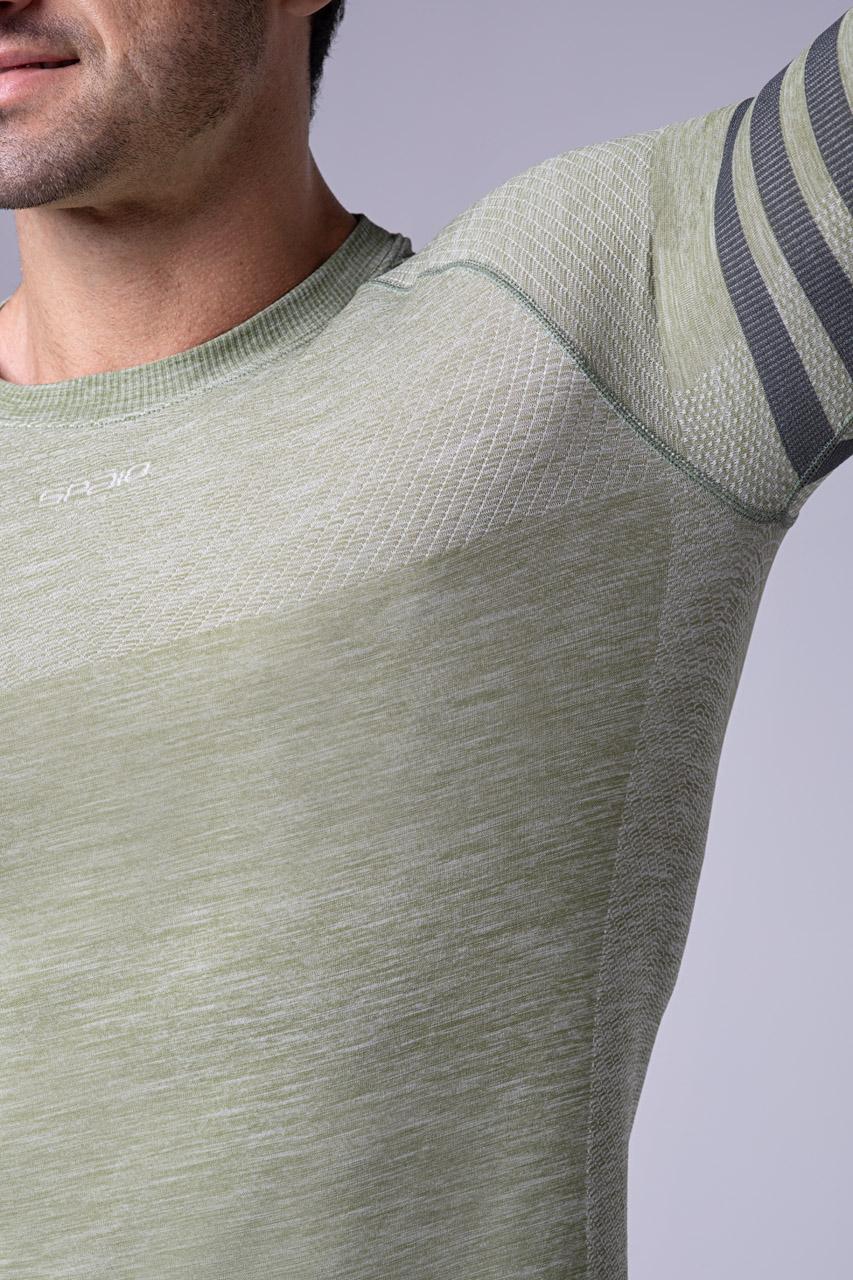 Spaio SPAIO MAGLIA M/L TERMOATTIVA "RUN" OLIVE GREEN 2025