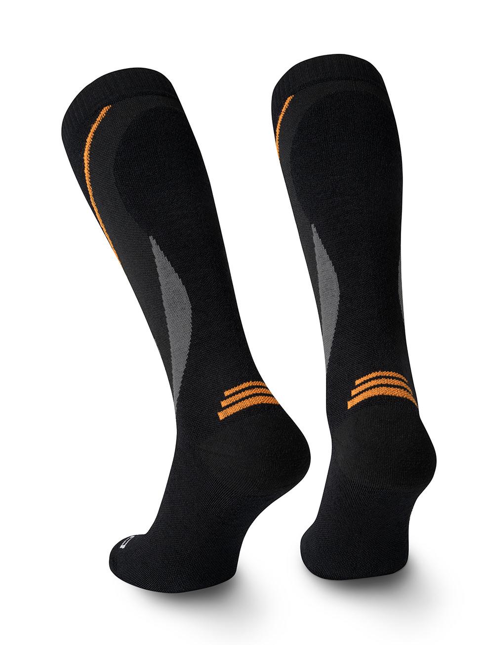 Spaio SPAIO calze da sci compressive THERMO-EVO BLACK/GREY/ORANGE Negozi Online