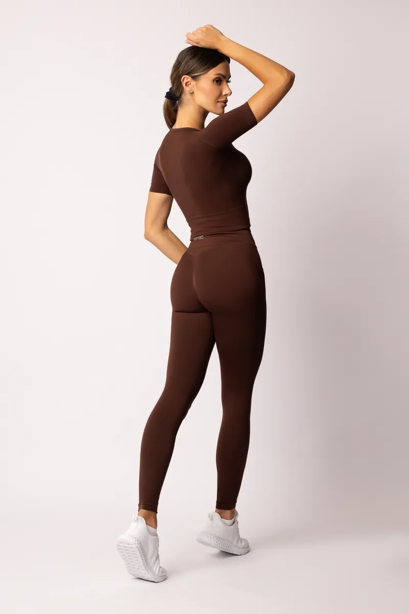 Spaio SPAIO RASHGUARD ADAPT MANICA CORTA COFFEE Saldi