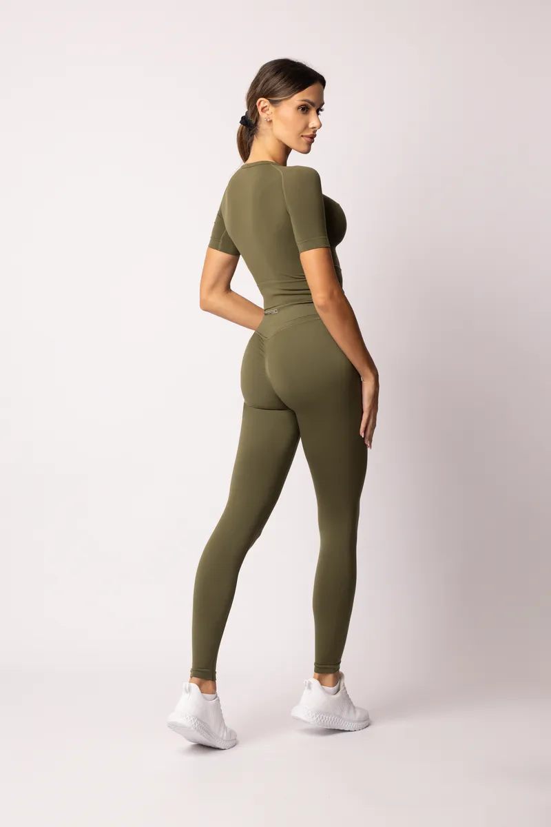 Spaio SPAIO RASHGUARD ADAPT MANICA CORTA KHAKI Vendita Calda