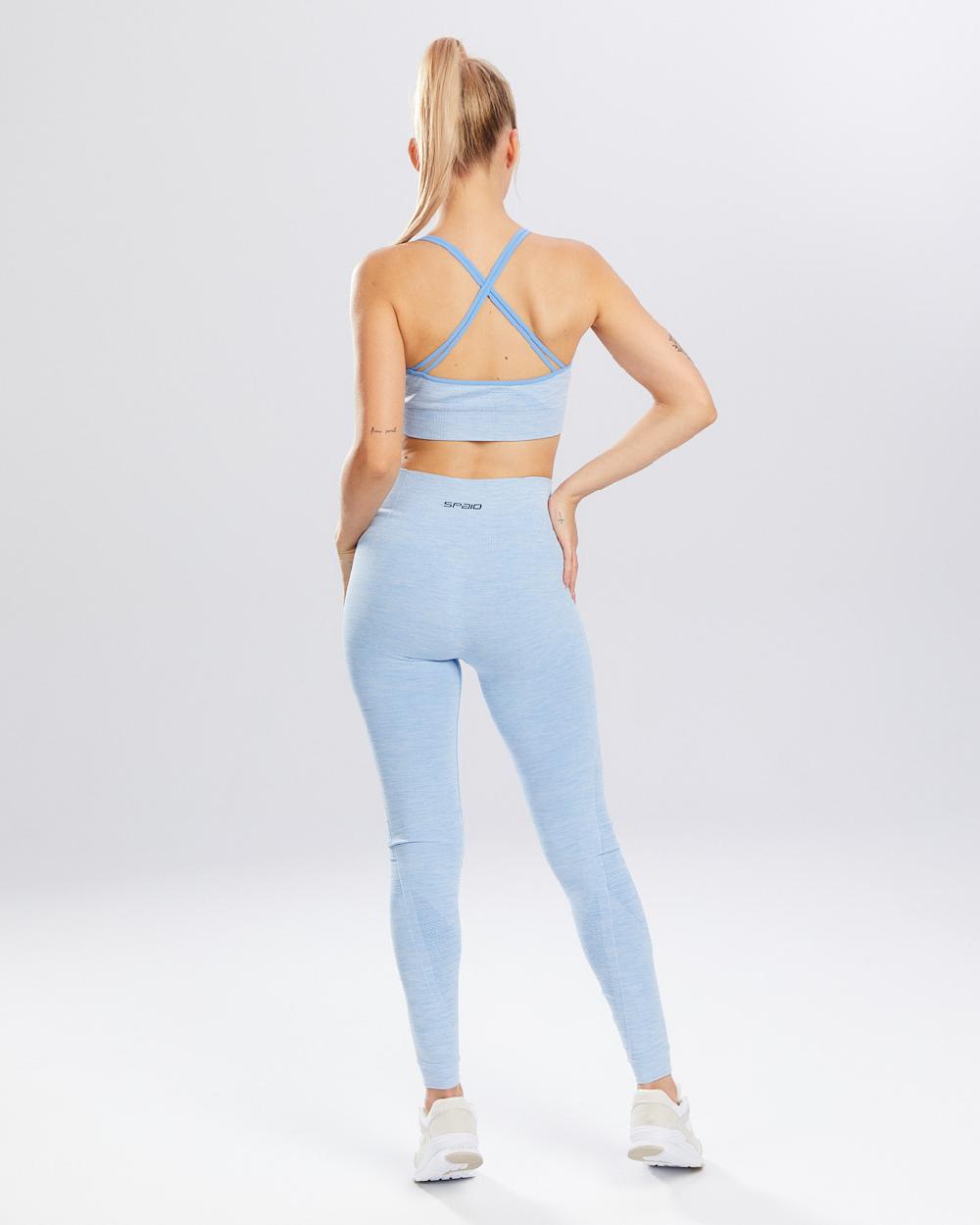 Spaio SPAIO LEGGINSY MELANGE LINCHEN BLUE 2025
