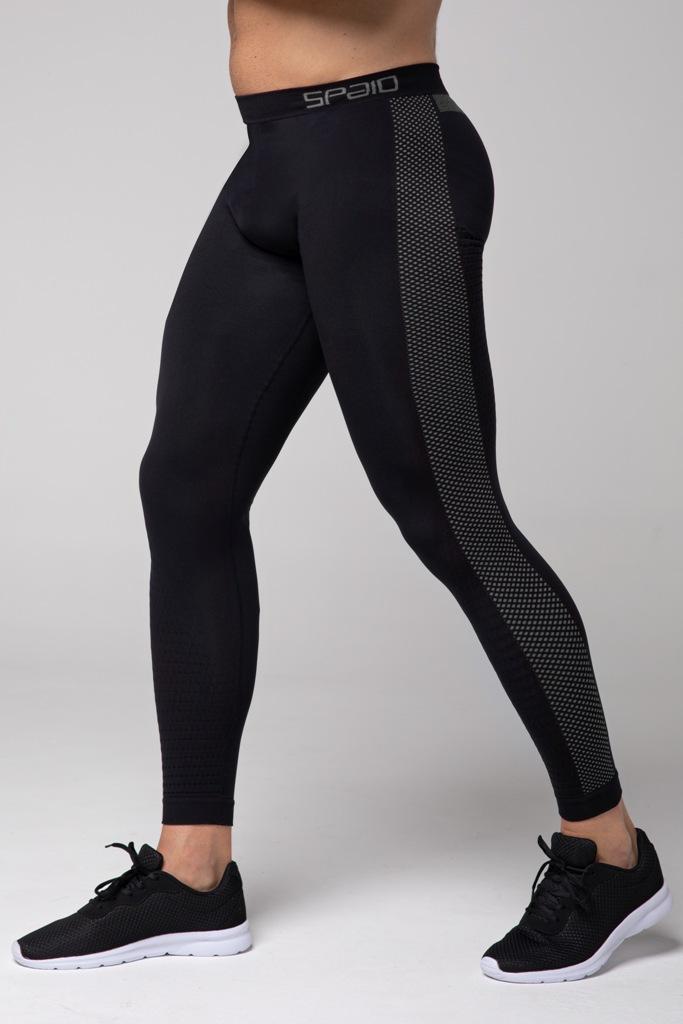 Spaio SPAIO LEGGINGS TERMOATTIVI "FIERCE" NERO/GRIGIO Prezzo Ridotto