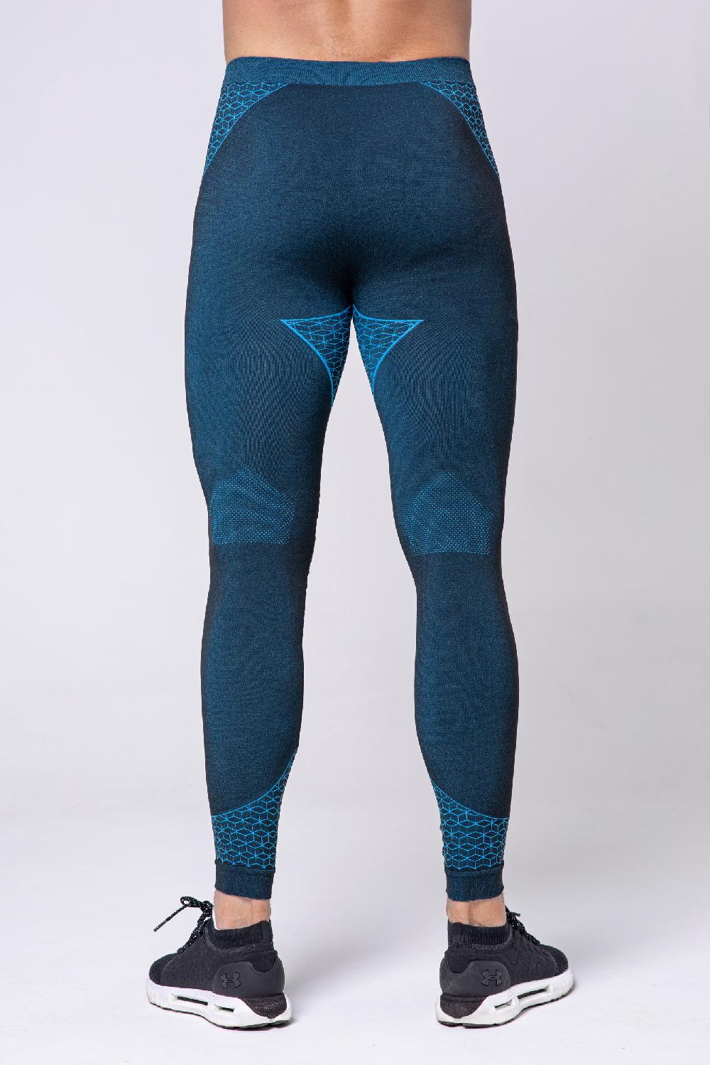 Spaio SPAIO LEGGINGS BREEZE UOMO NERO/BLU Sconto