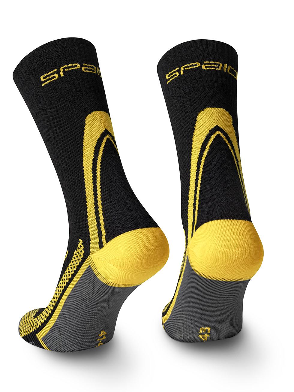 Spaio SPAIO Calze da trekking a compressione TACTICAL BLACK/YELLOW Acquista Ora