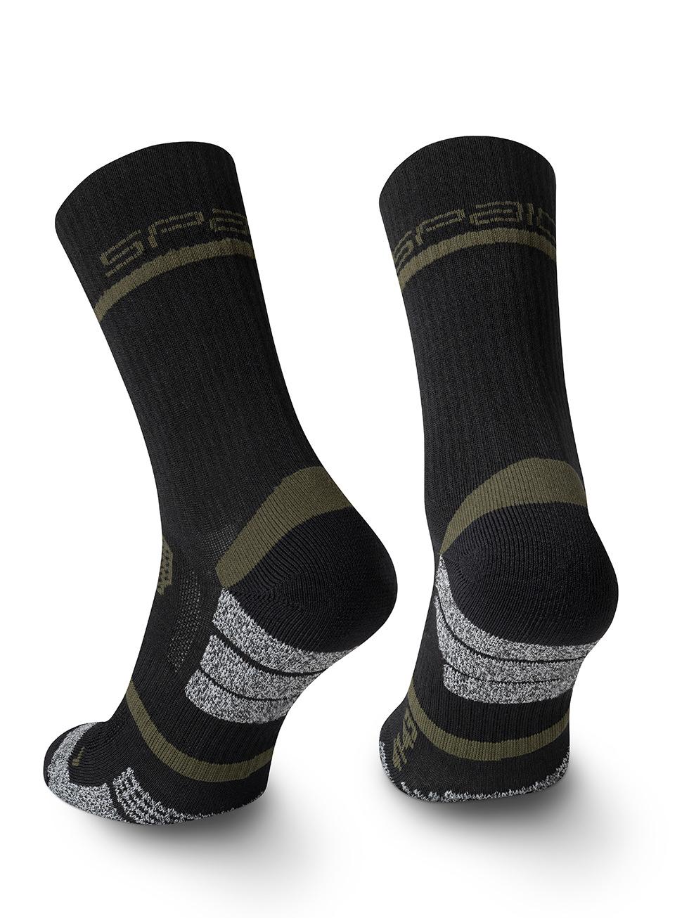 Spaio SPAIO CALZINI DA TREKKING TREKKING SOCKS ALPHA BLACK/KHAKI Fino Al -60%