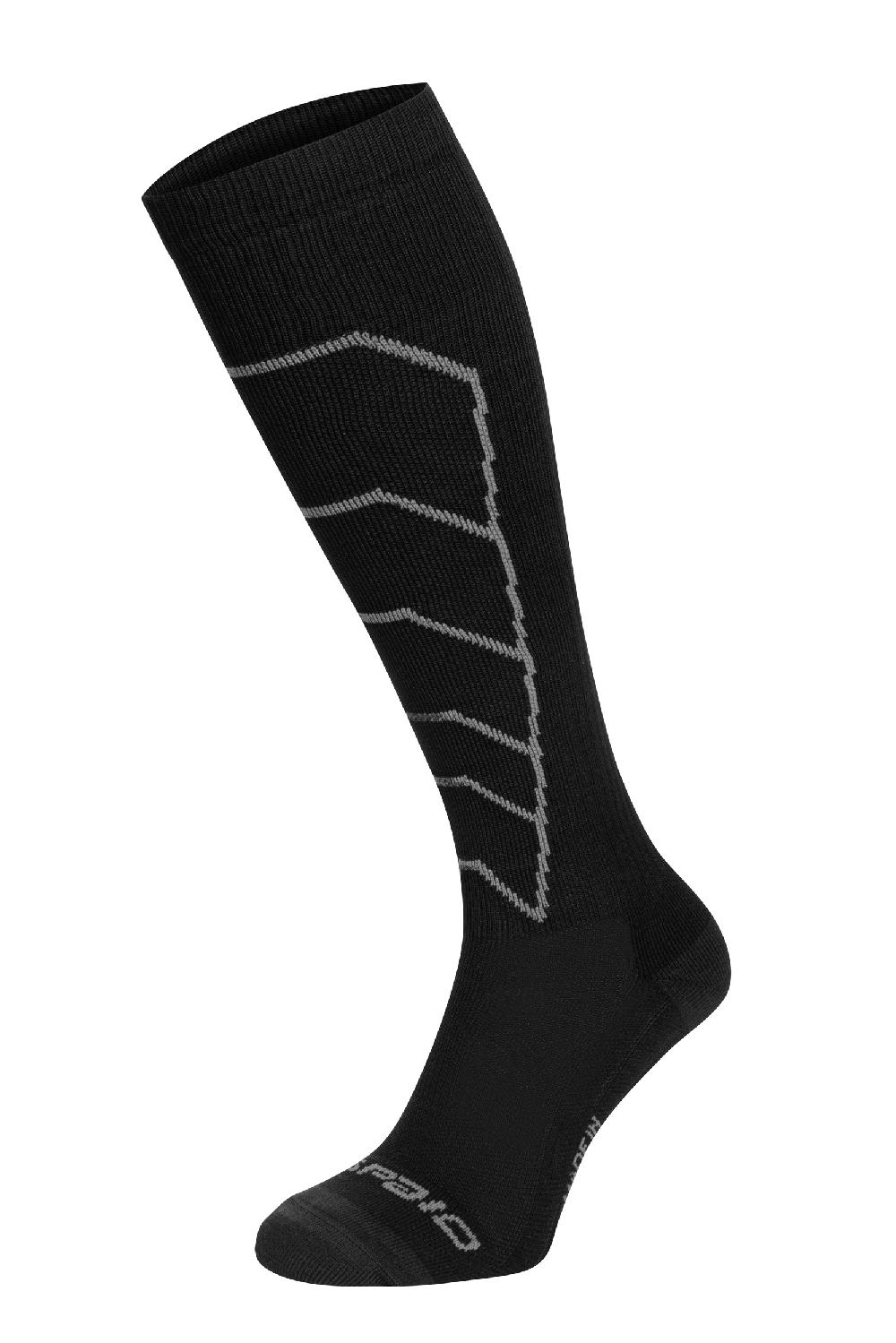Spaio CALZE LUNGHE A COMPRESSIONE "RAPID" NERO/GRIGIO Saldi