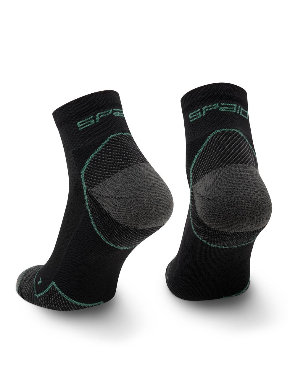 Spaio SPAIO CALZINI DA CORSA RUNNING 03 BLACK/GREEN Smaltimento dello stoccaggio