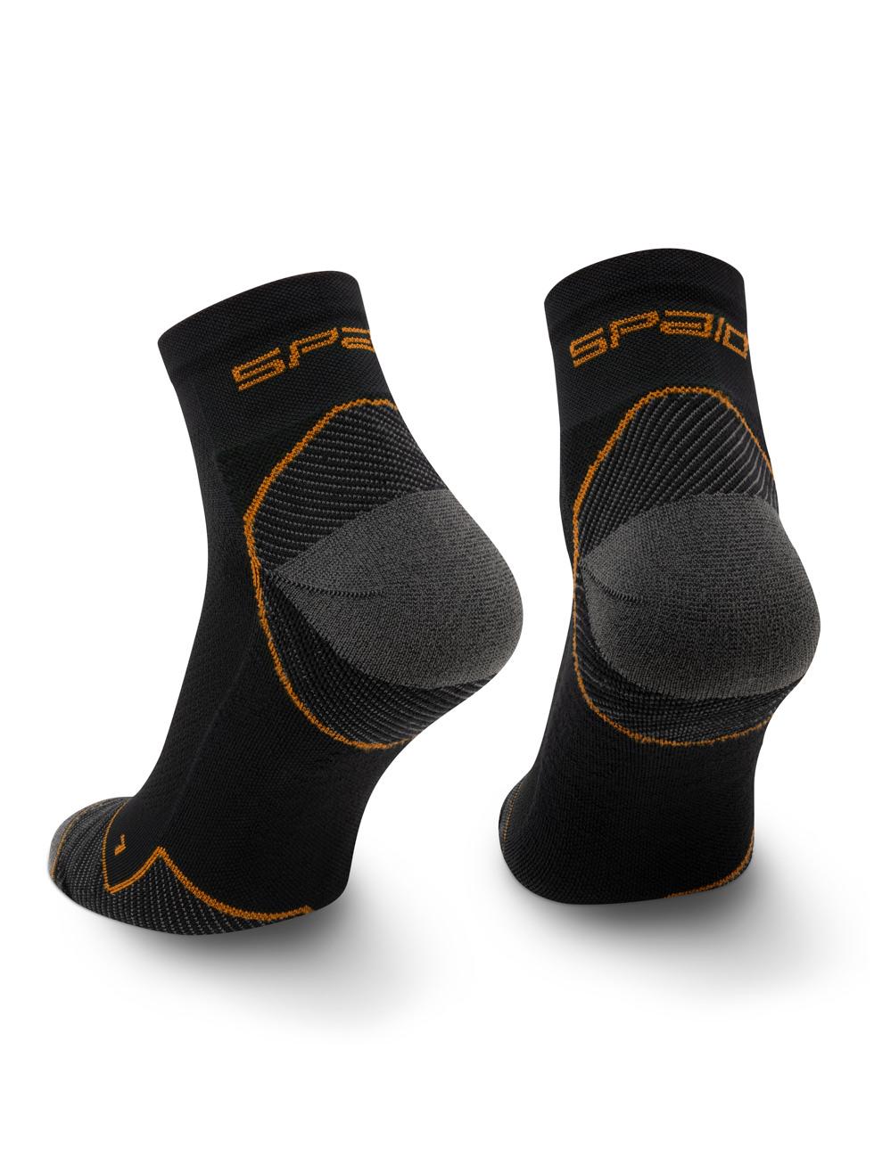 Spaio SPAIO CALZINI DA CORSA RUNNING 03 BLACK/ORANGE Vendita calda