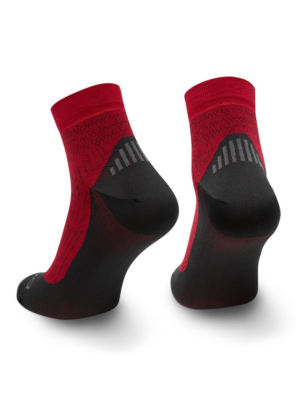 Spaio SPAIO CALZINI DA TREKKING CONFIDENCE BLACK/ BURGUNDY In Saldo