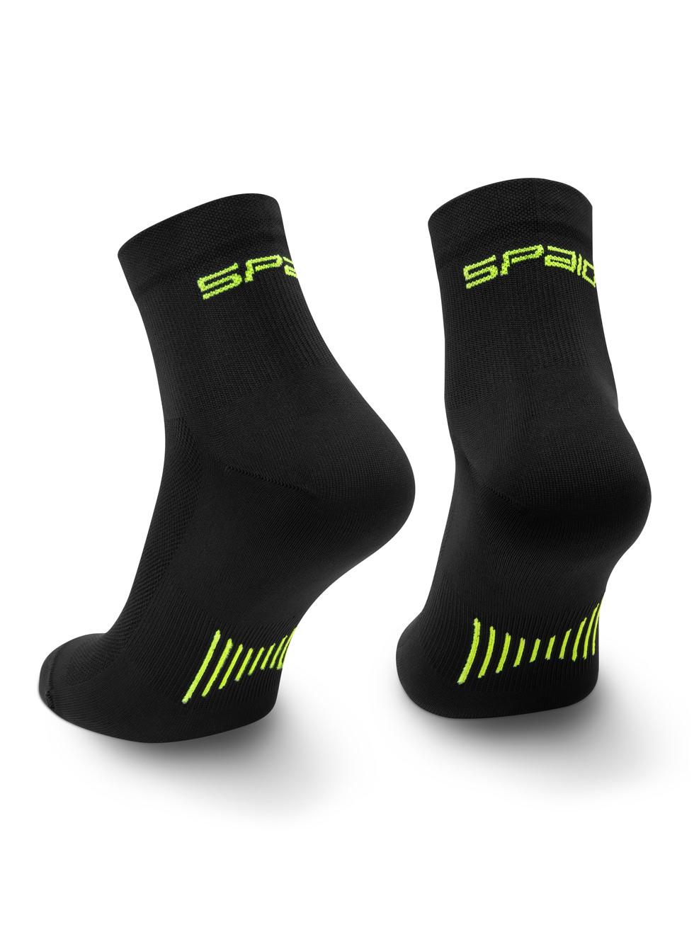 Spaio SPAIO CALZINI DA CORSA RUNNING 01 BLACK/YELLOW Italy