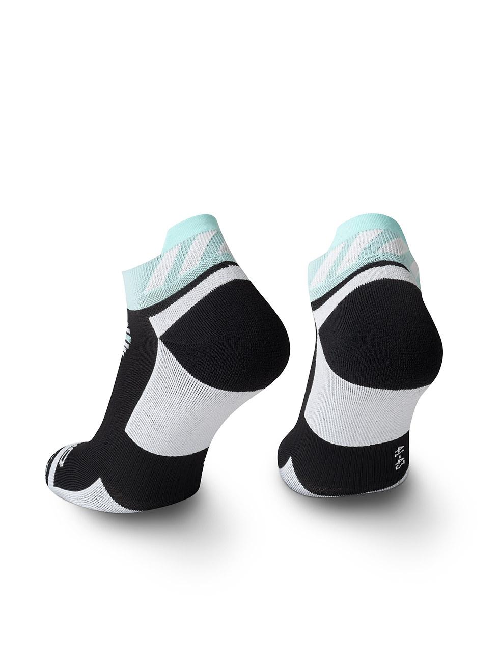 Spaio SPAIO CALZINI DA CORSA RUNNING 02 BLACK/LIGHT BLUE/WHITE Consegna Veloce