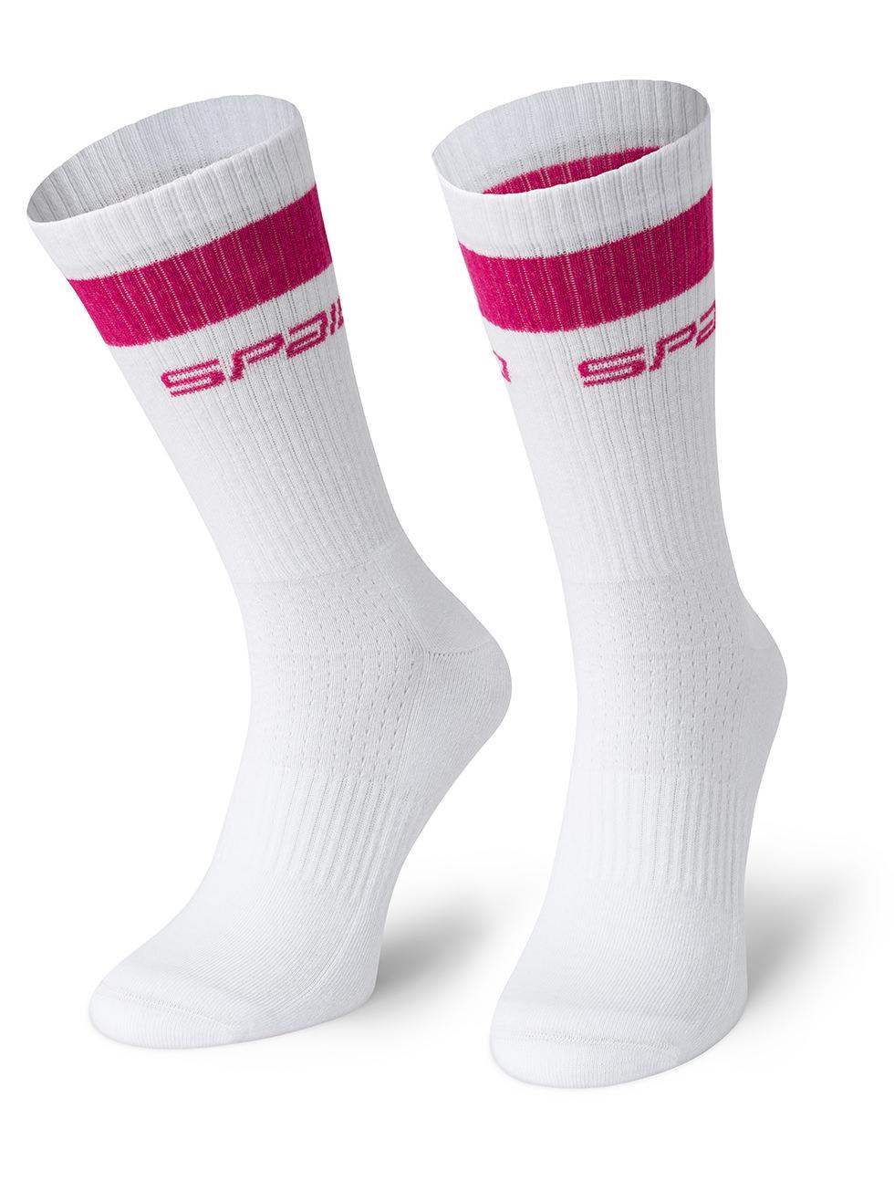 Spaio CALZINI SPAIO FLEX 02 WHITE/VIVA MAGENTA In Vendita