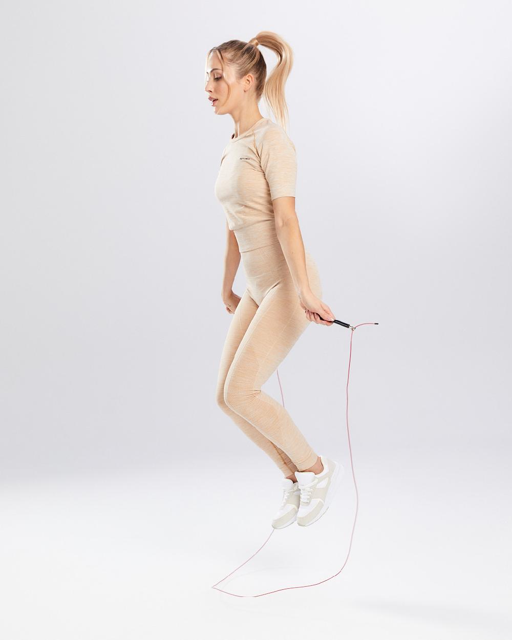 Spaio SPAIO RASHGUARD MELANGE MANICHE CORTE ICED COFFEE Convenienza