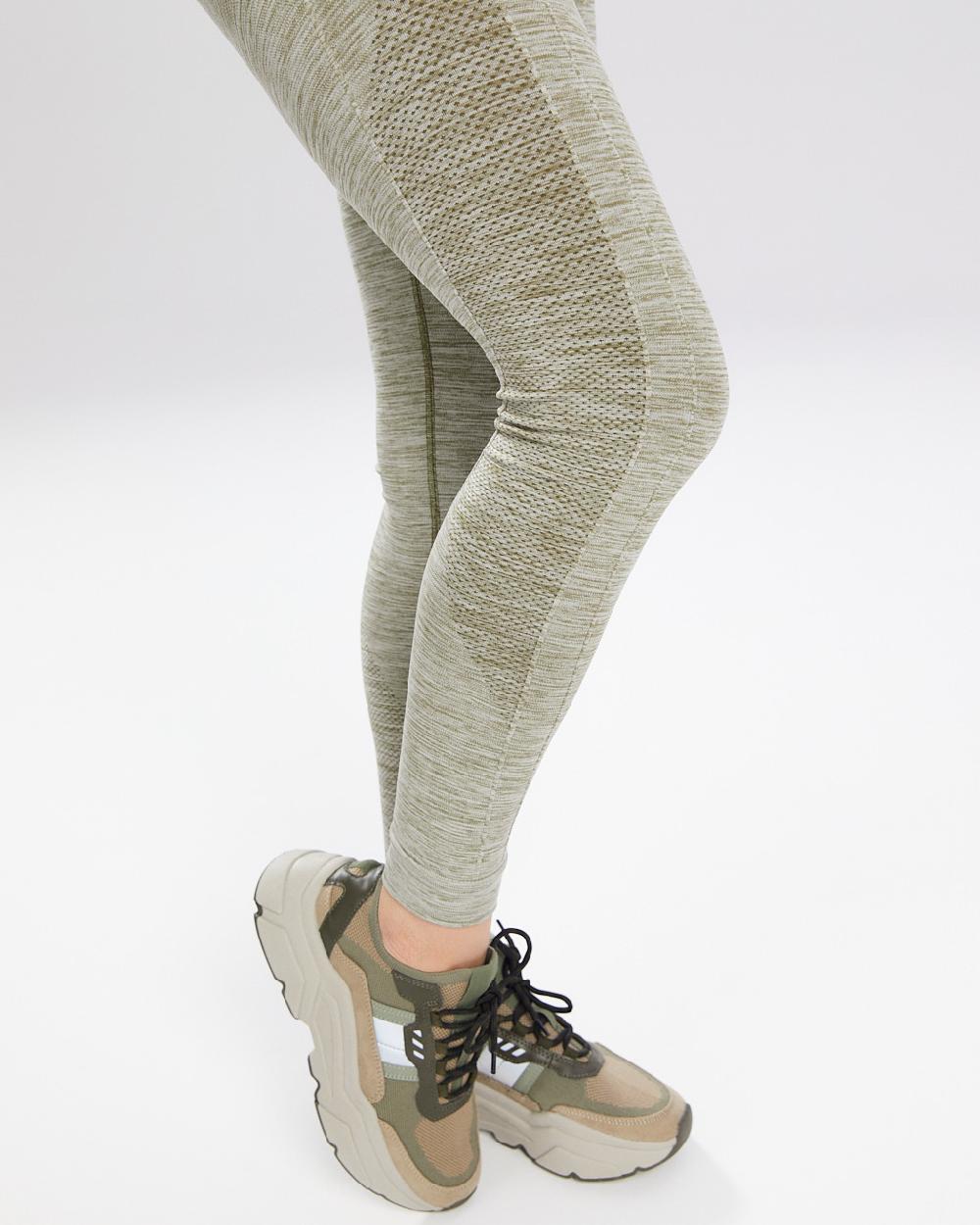 Spaio SPAIO LEGGINSY MELANGE KHAKI Novità