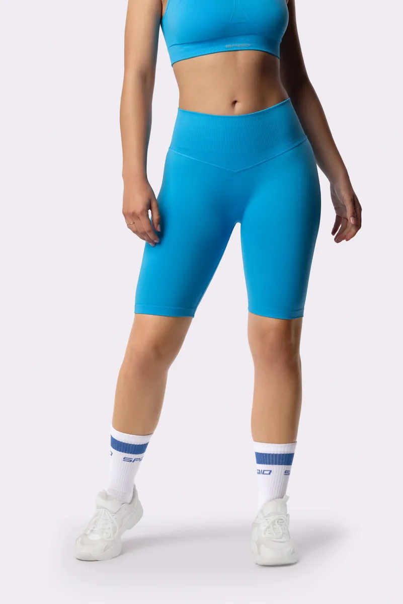 Spaio SPAIO ADAPT BIKER SHORTS ATOMIC BLUE Vendita Economica