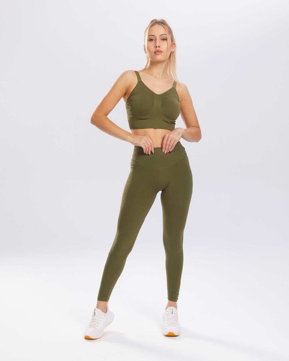 Spaio SPAIO REGGISENO SPORTIVO FLEX KHAKI Moda