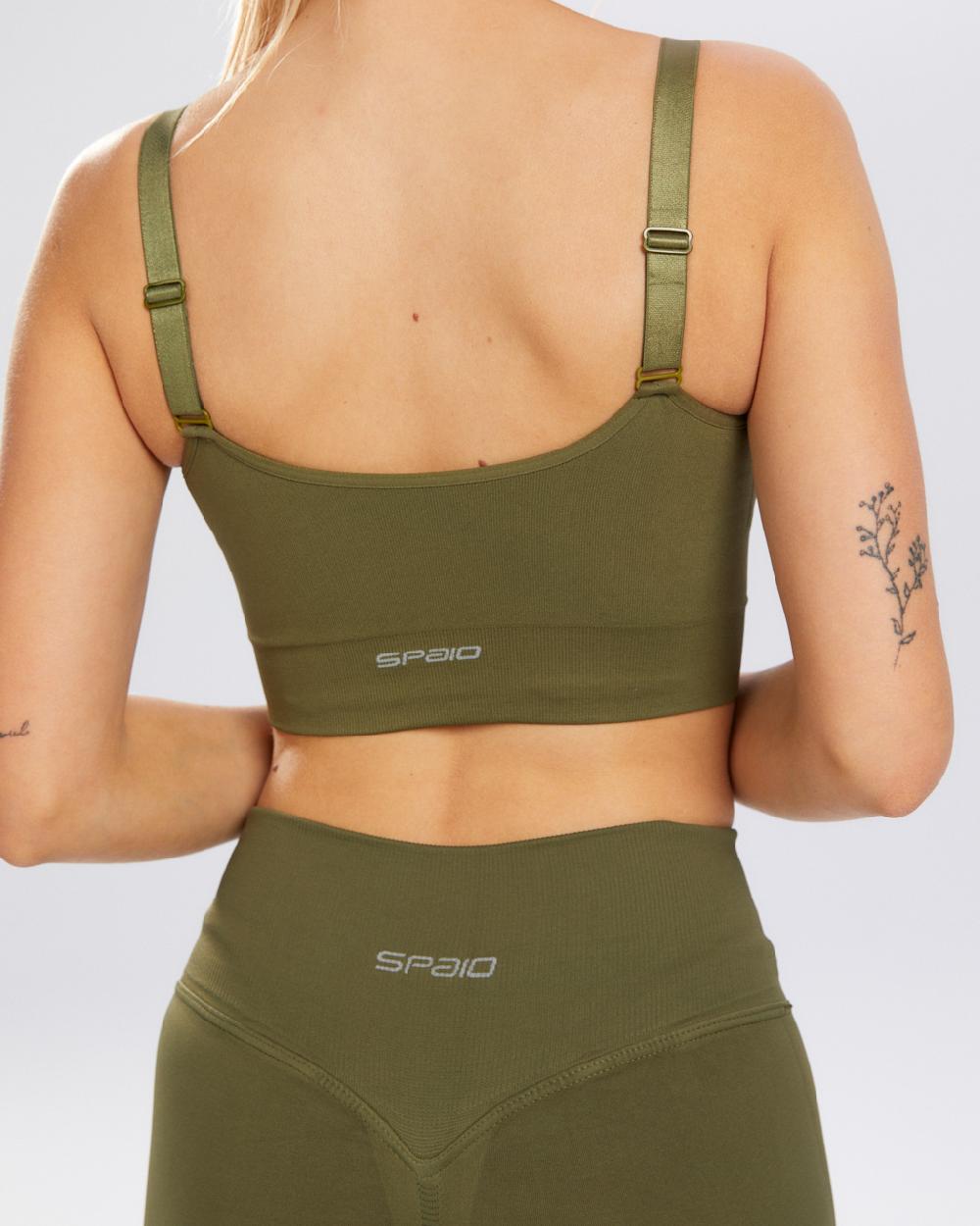 Spaio SPAIO REGGISENO SPORTIVO FLEX KHAKI Moda