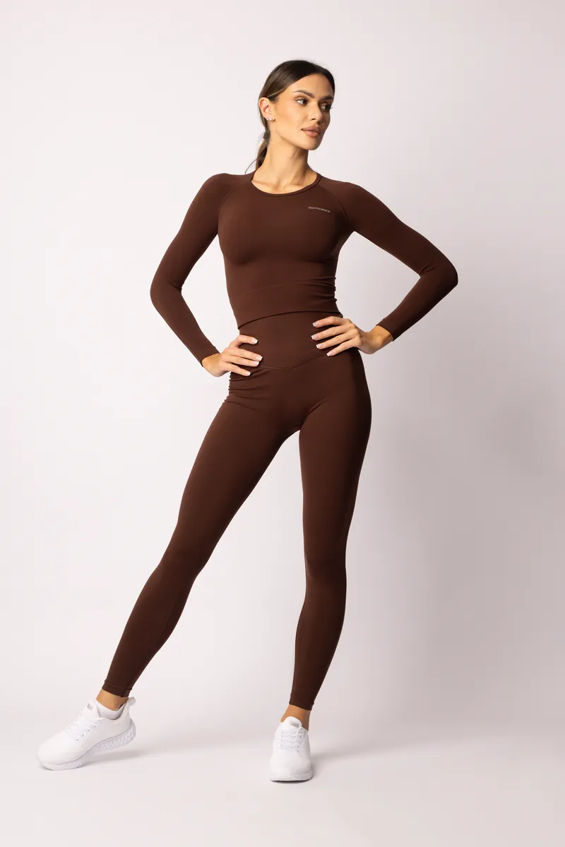 Spaio SPAIO RASHGUARD ADAPT MANICA LUNGA COFFEE Nuovo