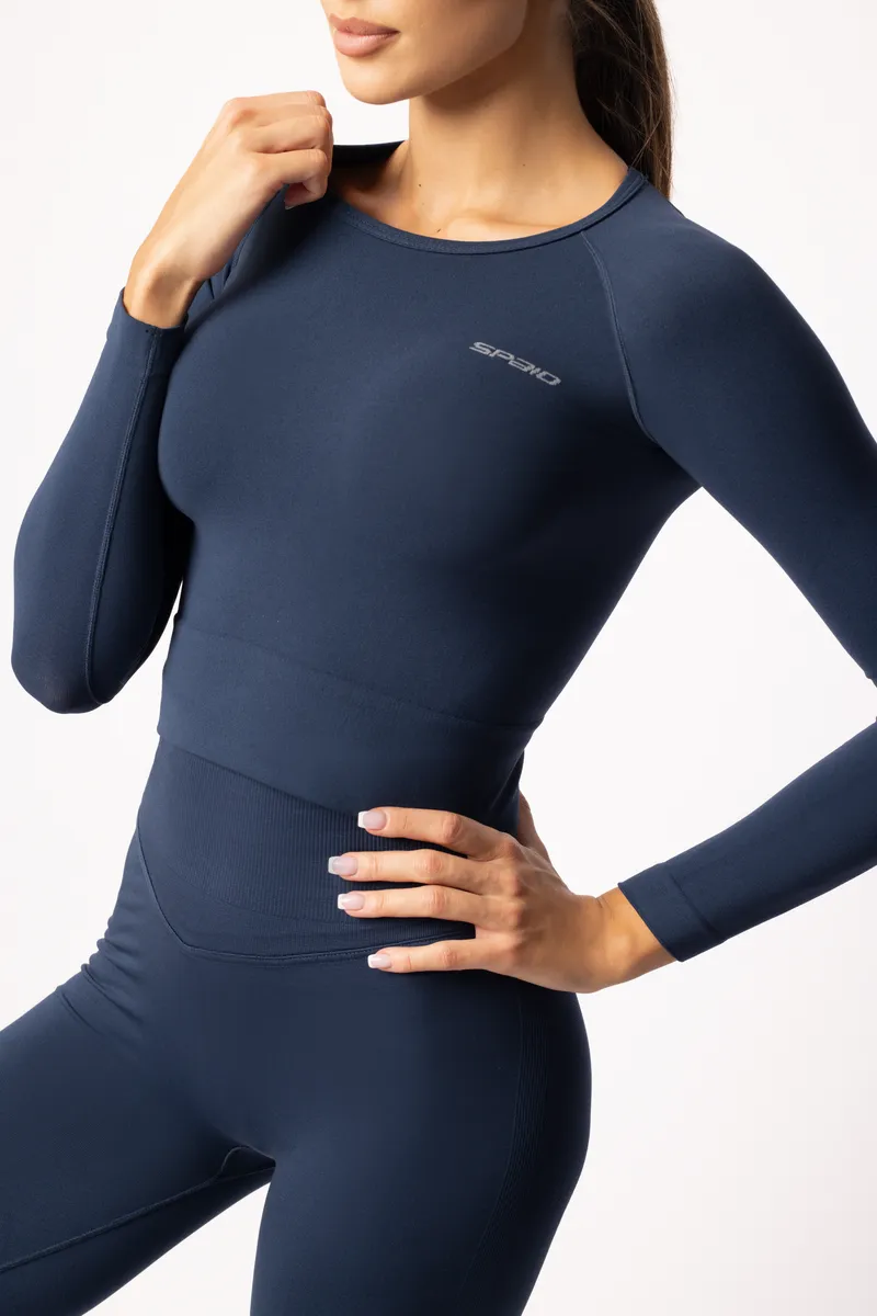 Spaio SPAIO RASHGUARD ADAPT MANICA LUNGA NAVY BLUE Qualità