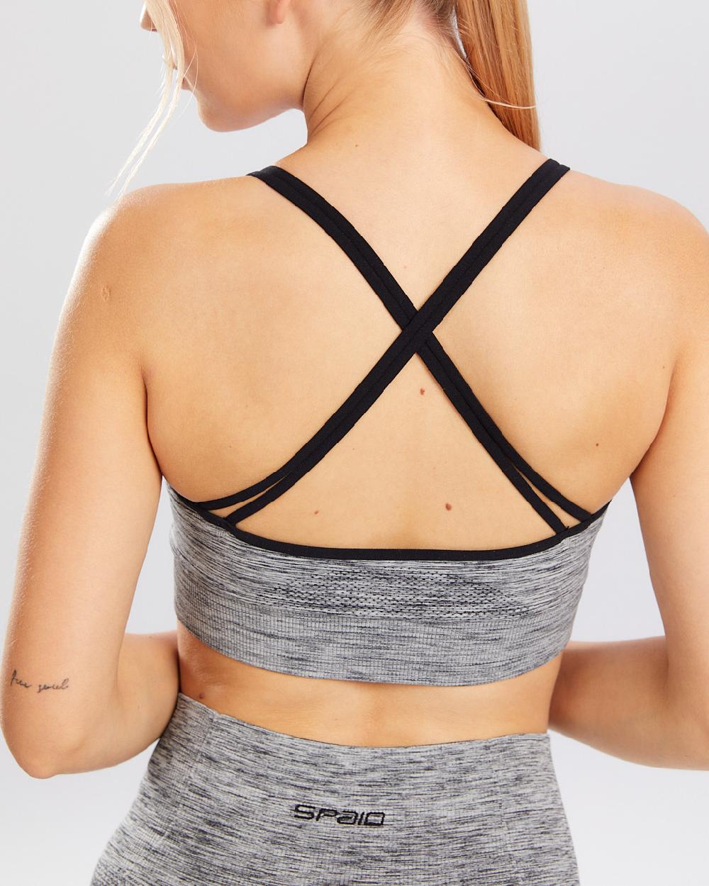 Spaio SPAIO REGGISENO SPORTIVO MELANGE GREY Convenienza