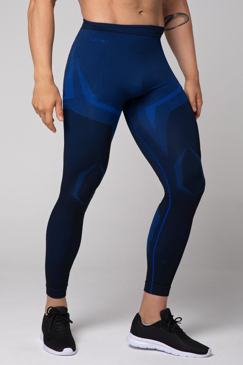 Spaio SPAIO LEGGINGS TERMOATTIVI "CONFIDENCE" NERO/ROYAL BLUE I Più Venduti