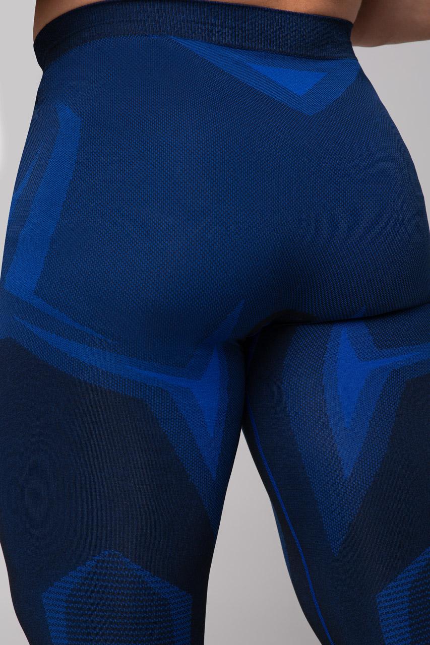 Spaio SPAIO LEGGINGS TERMOATTIVI "CONFIDENCE" NERO/ROYAL BLUE I Più Venduti
