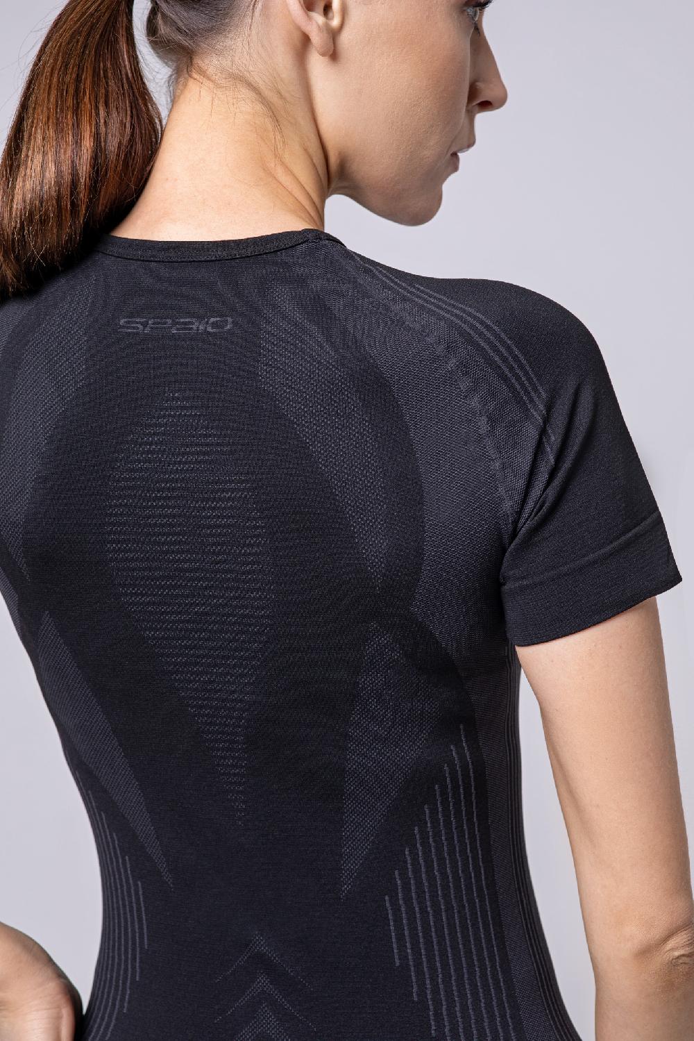 Spaio SPAIO M/C MAGLIA POWERFUL DONNA NERO/GRIGIO 2025