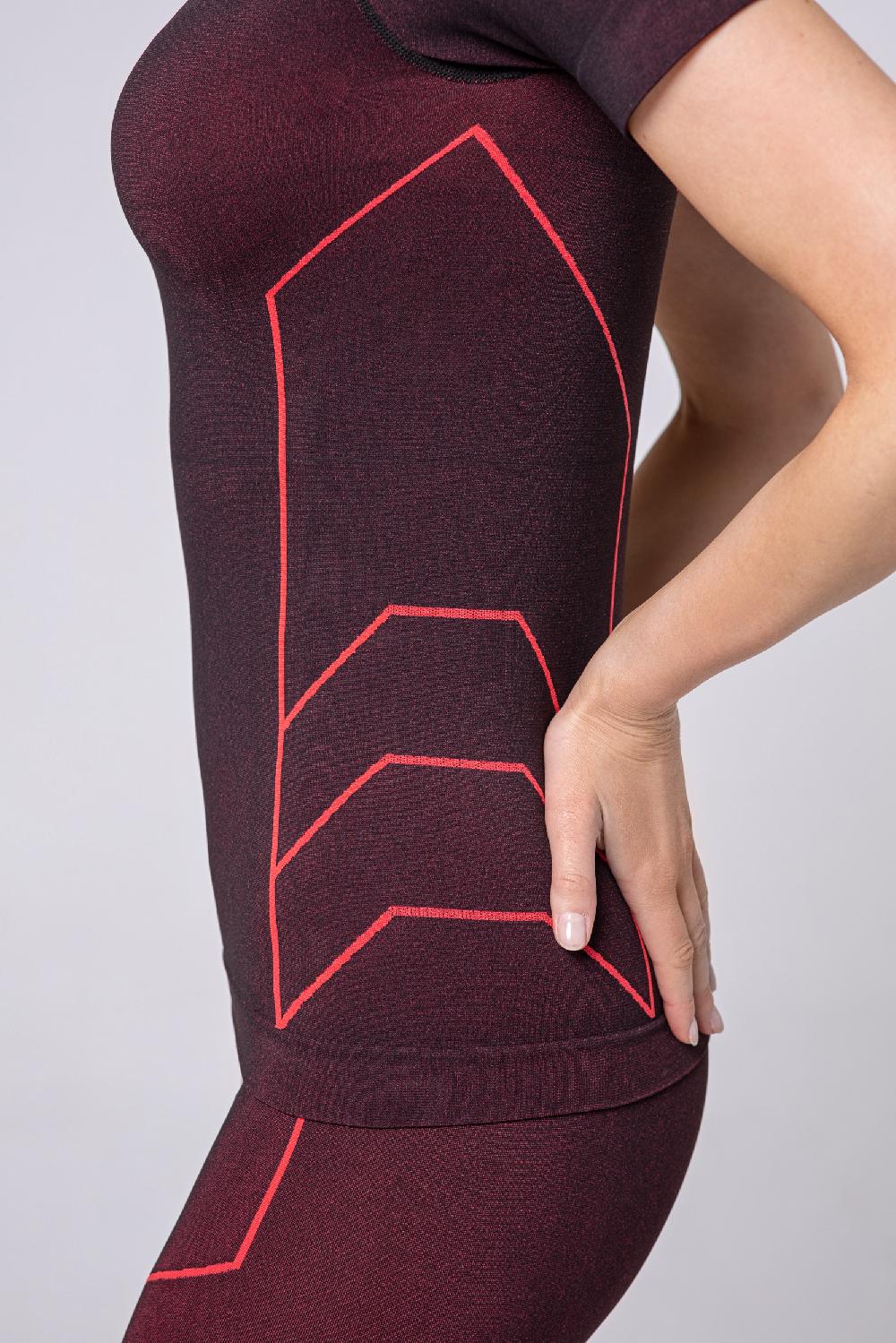 Spaio SPAIO M/C MAGLIA RAPID DONNA NERO/ROSSO Nuovo